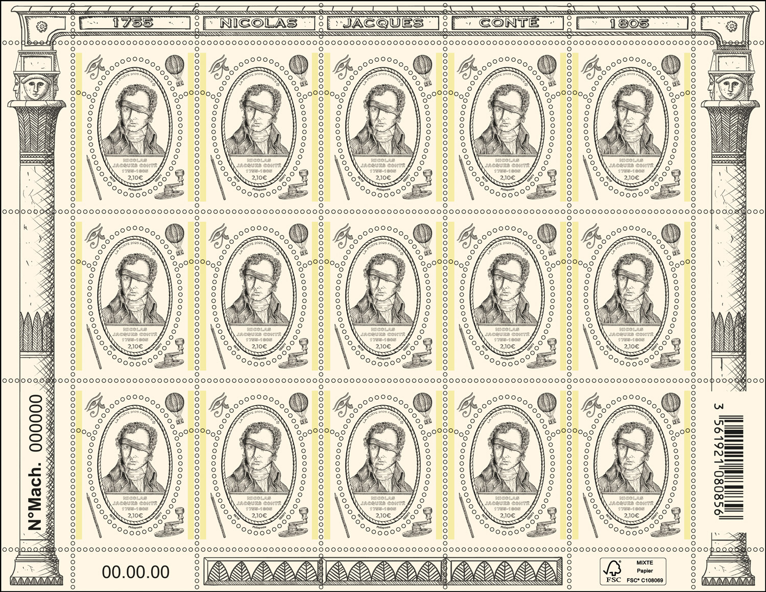 Nicolas-Jacques Conté, scientifique et inventeur de génie